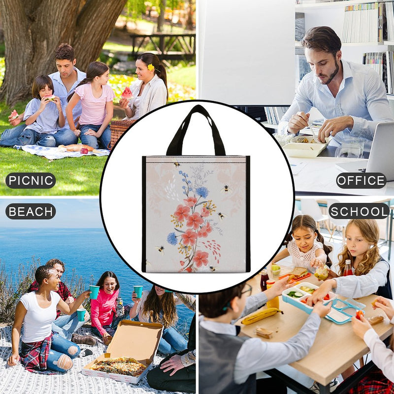 Lunch Bag for Men Women Portable Handbag for Work Picnic L083