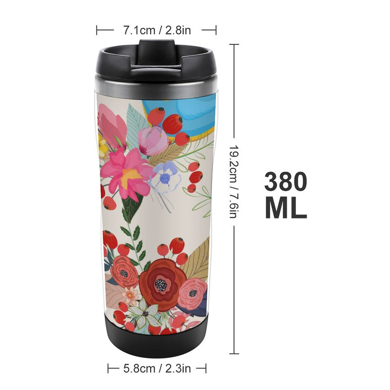 Stainless Steel Tumbler Sport Drink Bottle Travel Mug 380L T003