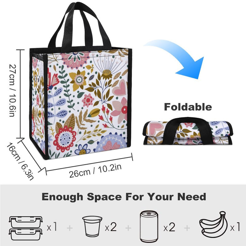 Lunch Bag for Men Women Portable Handbag for Work Picnic L075