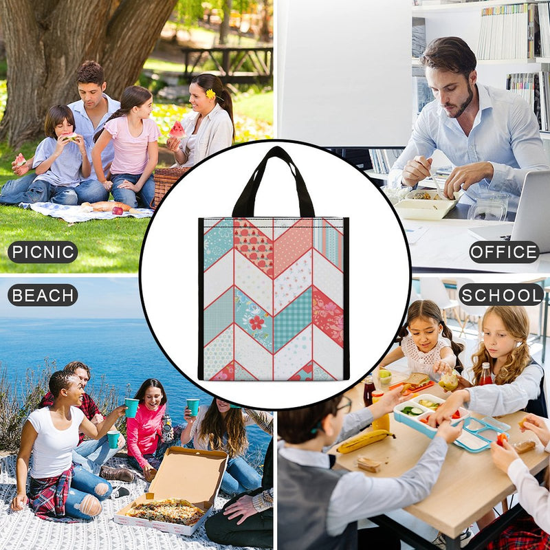 Lunch Bag for Men Women Portable Handbag for Work Picnic L073