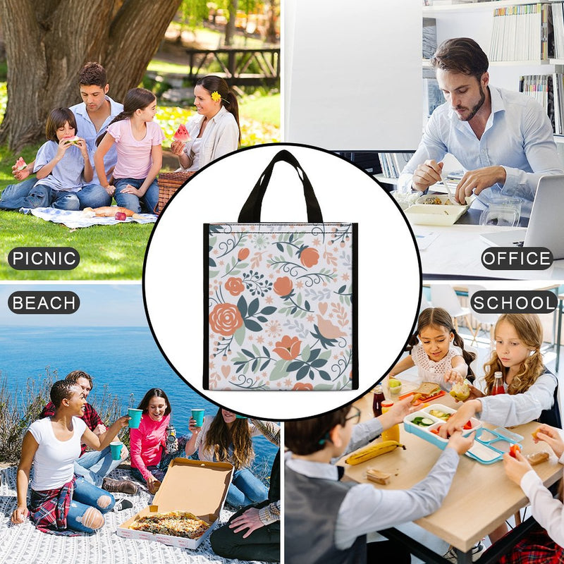 Lunch Bag for Men Women Portable Handbag for Work Picnic L036