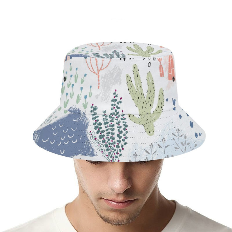 Bucket Hats Fisherman Sun Cap for Women Men H037