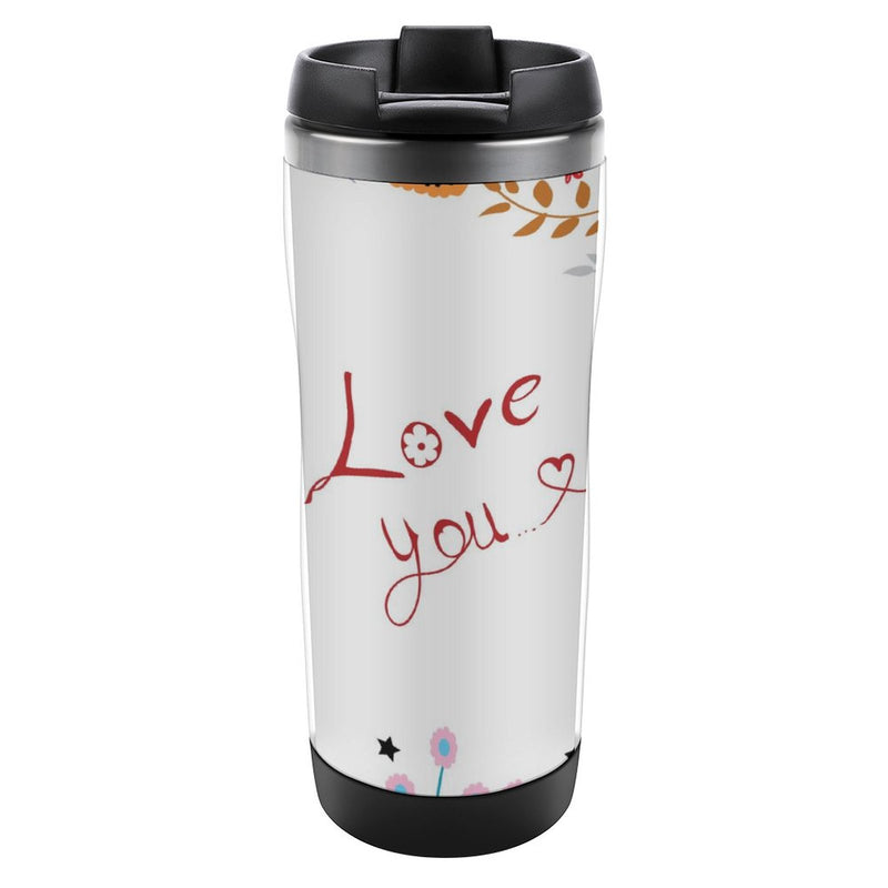 Stainless Steel Tumbler Sport Drink Bottle Travel Mug 380L T035