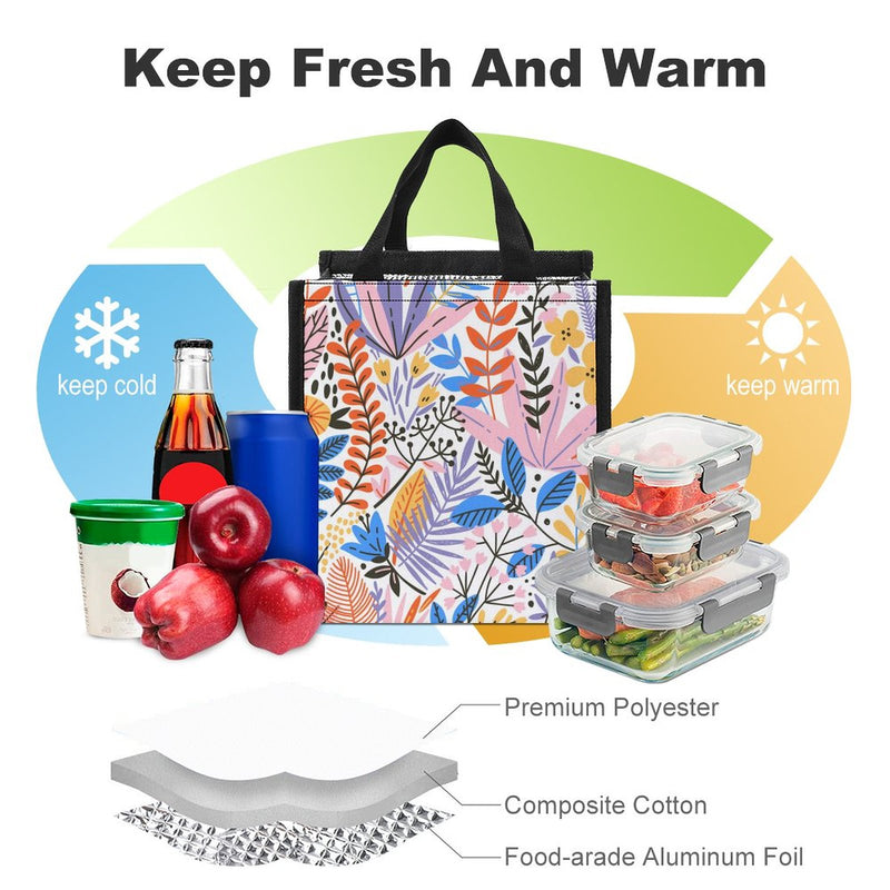 Lunch Bag for Men Women Portable Handbag for Work Picnic L041