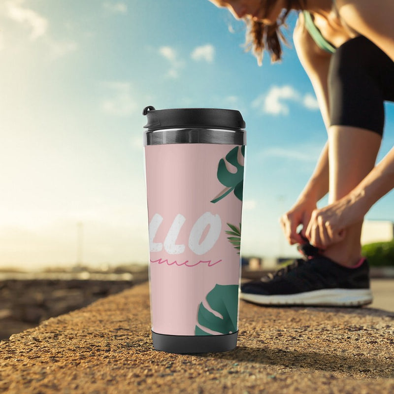 Stainless Steel Tumbler Sport Drink Bottle Travel Mug 380L T024