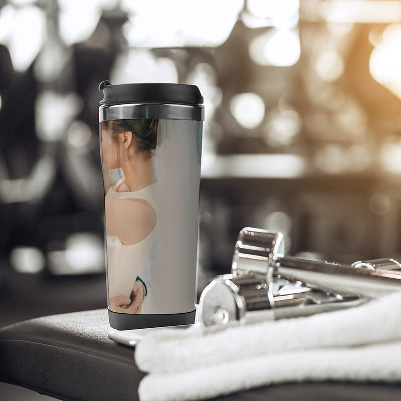 Stainless Steel Tumbler Sport Drink Bottle Travel Mug 380L T098