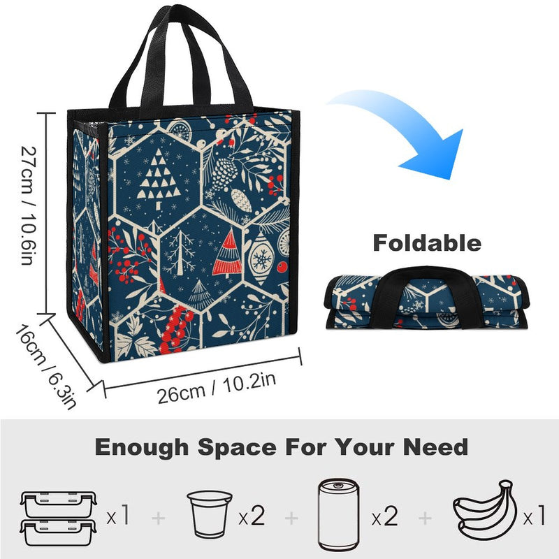 Lunch Bag for Men Women Portable Handbag for Work Picnic L081