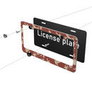 Personalise License Plate Frame for Men Women Car Universal Stainless Steel Accessories D027