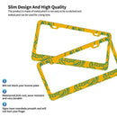 Personalise License Plate Frame for Men Women Car Universal Stainless Steel Accessories D100