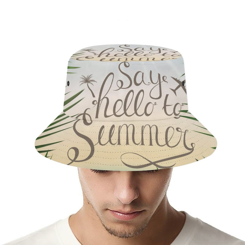 Bucket Hats Fisherman Sun Cap for Women Men H026