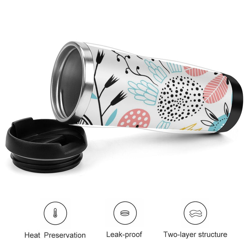 Stainless Steel Tumbler Sport Drink Bottle Travel Mug 380L T069