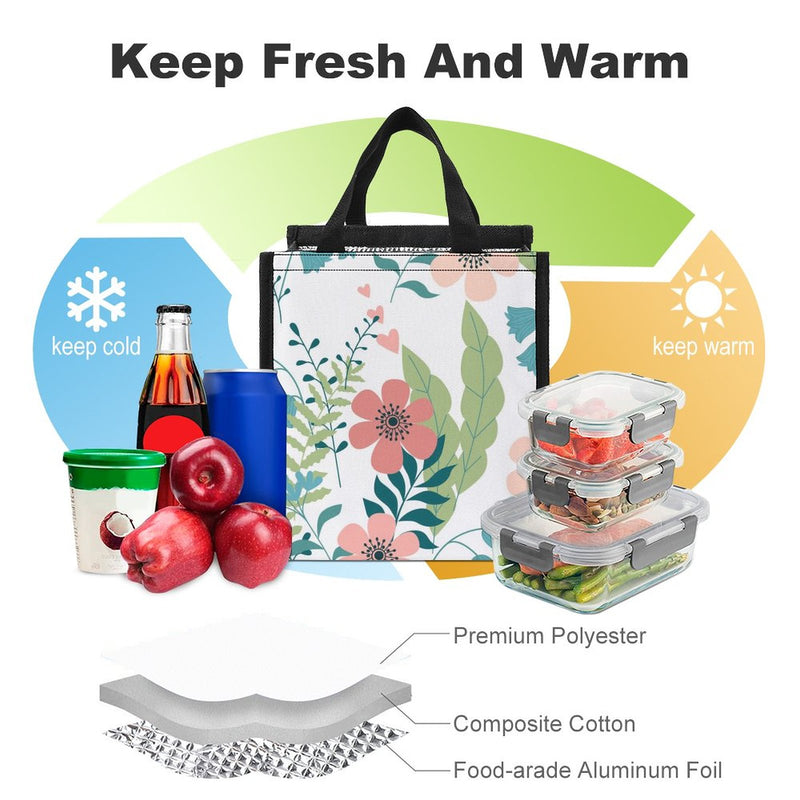 Lunch Bag for Men Women Portable Handbag for Work Picnic L070