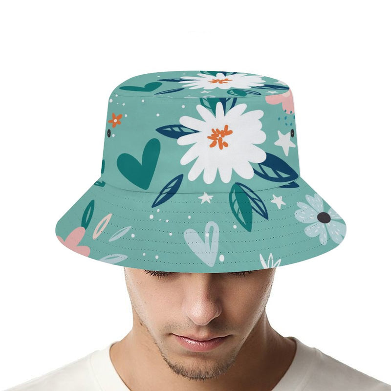 Bucket Hats Fisherman Sun Cap for Women Men H046