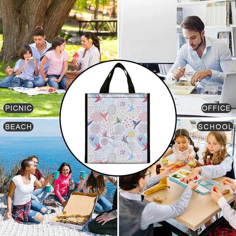 Lunch Bag for Men Women Portable Handbag for Work Picnic L074