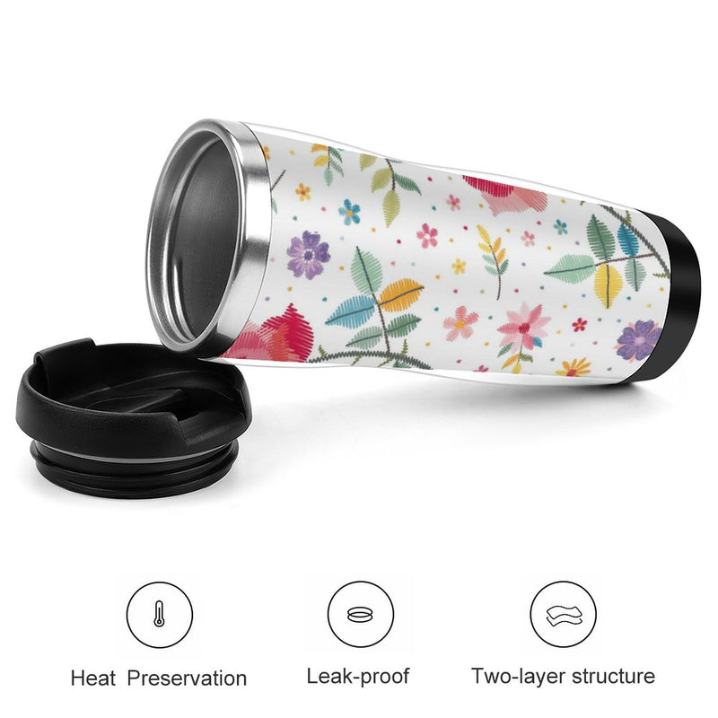 Stainless Steel Tumbler Sport Drink Bottle Travel Mug 380L T002