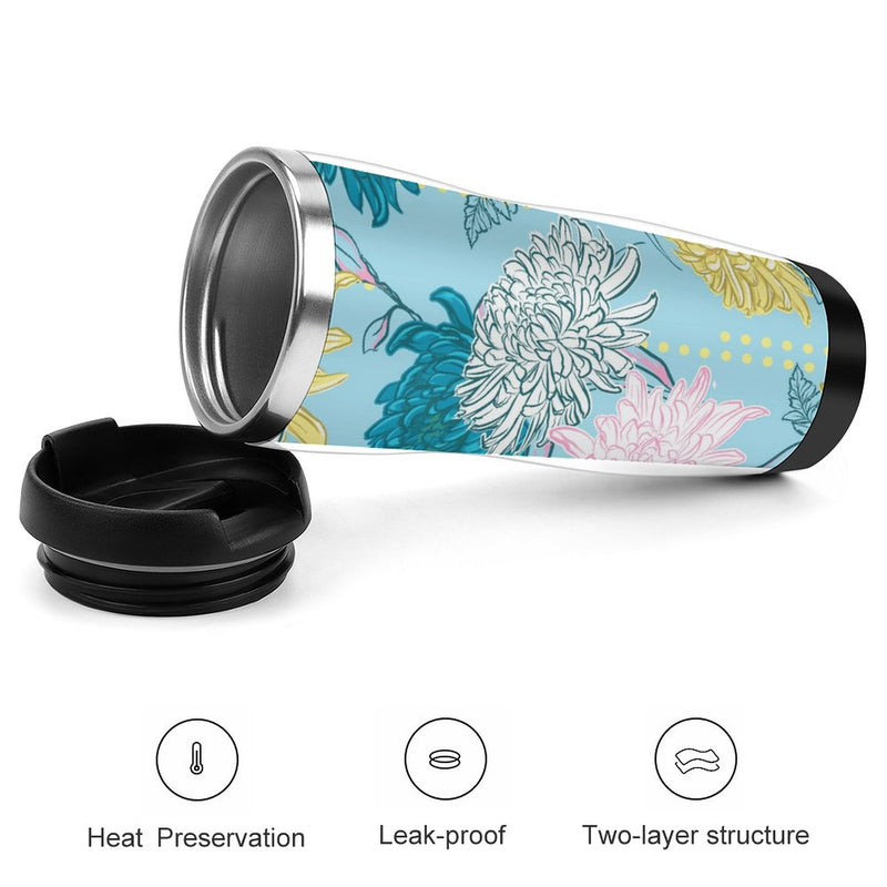 Stainless Steel Tumbler Sport Drink Bottle Travel Mug 380L T056