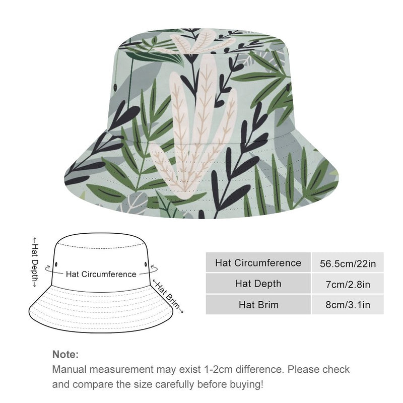 Bucket Hats Fisherman Sun Cap for Women Men H005