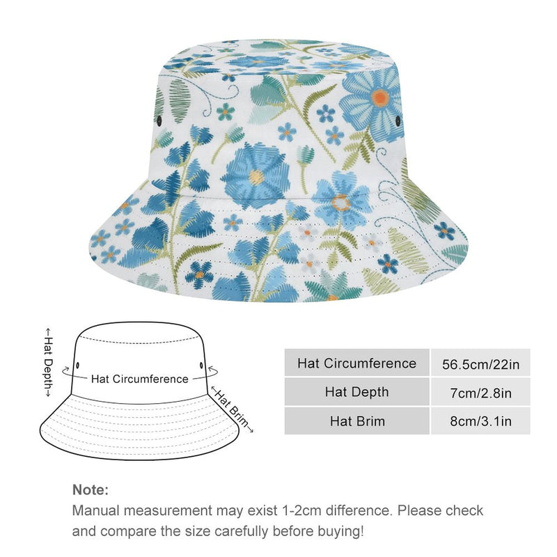 Bucket Hats Fisherman Sun Cap for Women Men H001