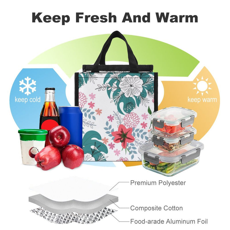 Lunch Bag for Men Women Portable Handbag for Work Picnic L042