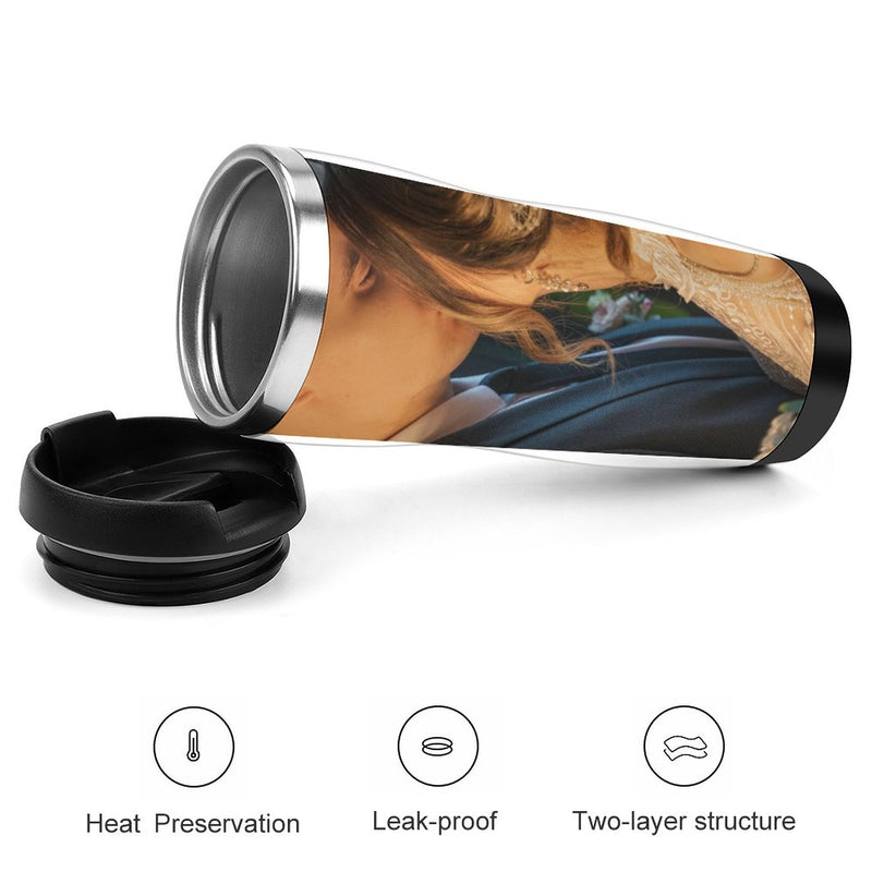 Stainless Steel Tumbler Sport Drink Bottle Travel Mug 380L T099