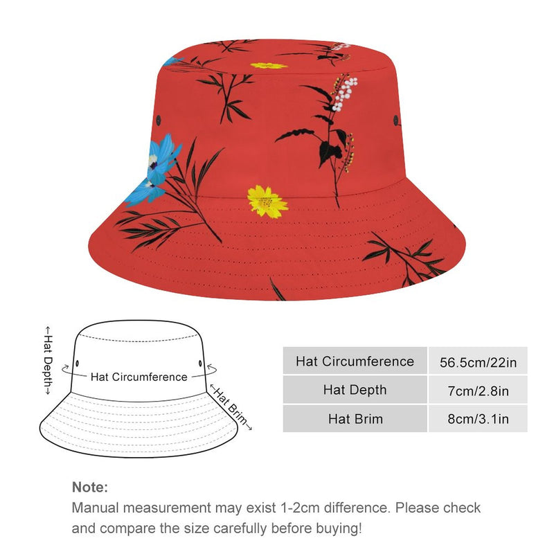 Bucket Hats Fisherman Sun Cap for Women Men H059