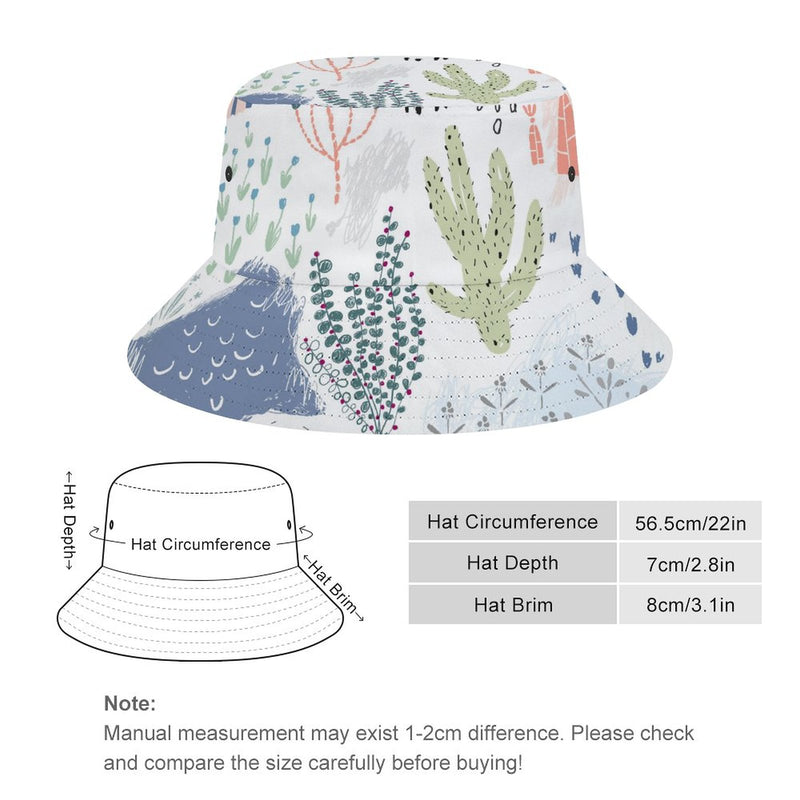 Bucket Hats Fisherman Sun Cap for Women Men H037