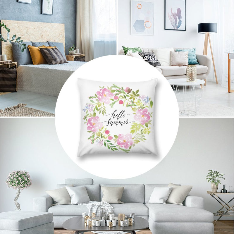 Pillow Case Sofa Throw Cushion Cover Home Decor Pillowcase 18x18 Inch P023