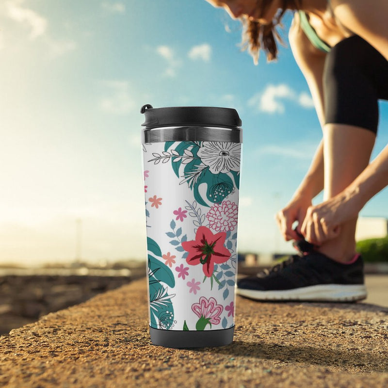 Stainless Steel Tumbler Sport Drink Bottle Travel Mug 380L T042