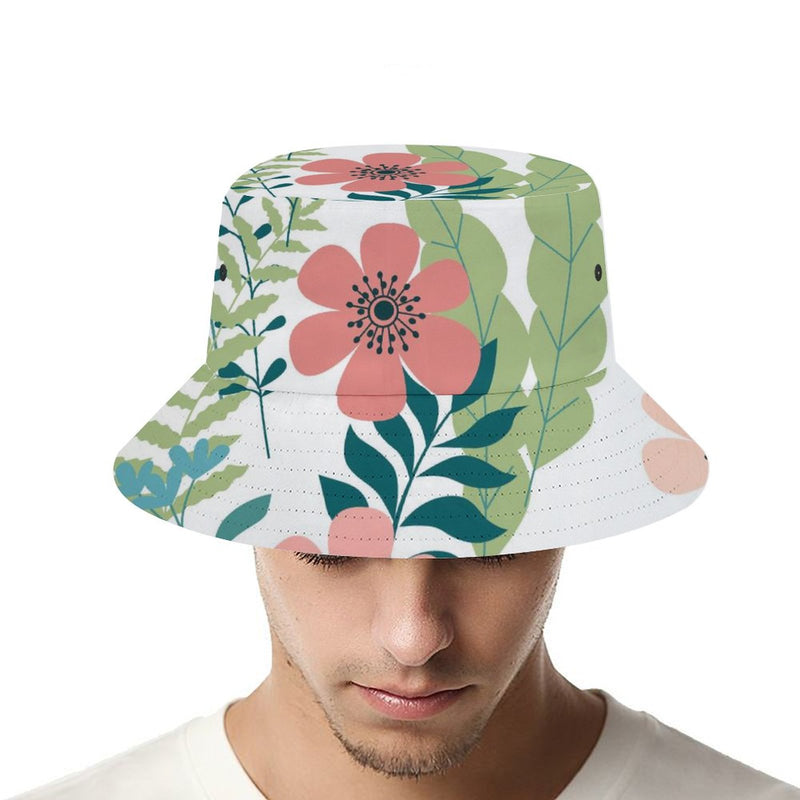 Bucket Hats Fisherman Sun Cap for Women Men H070