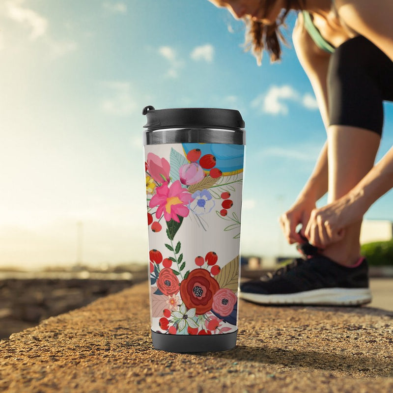 Stainless Steel Tumbler Sport Drink Bottle Travel Mug 380L T003