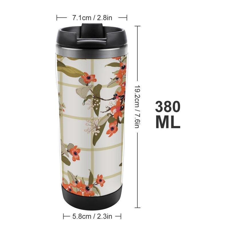 Stainless Steel Tumbler Sport Drink Bottle Travel Mug 380L T082