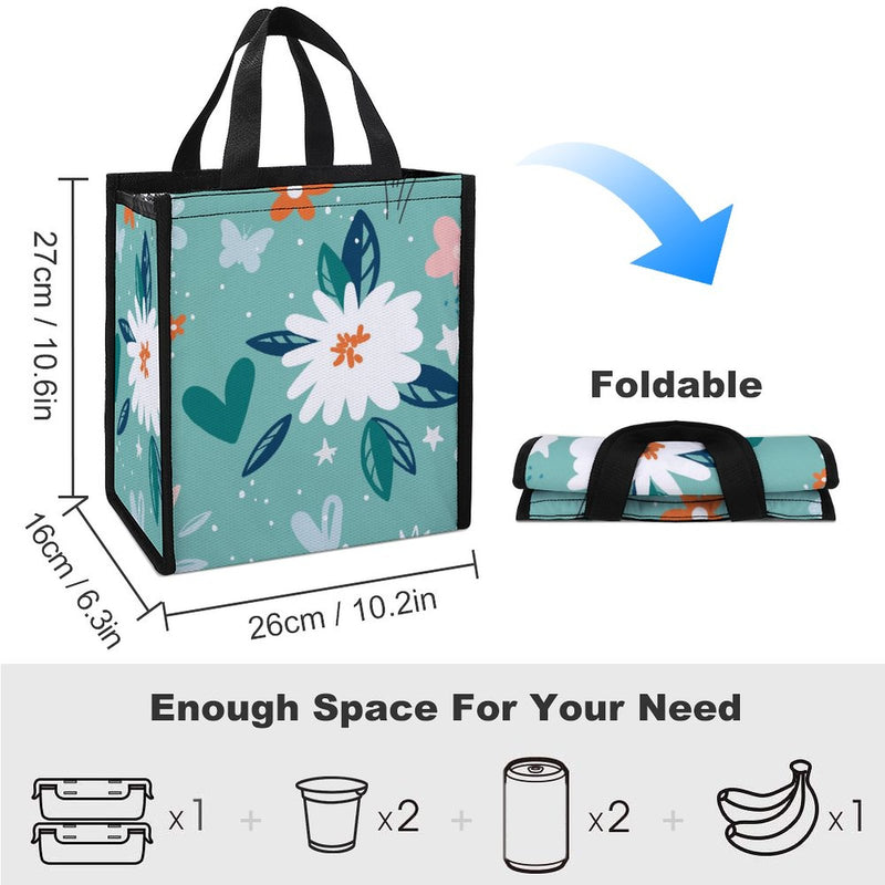 Lunch Bag for Men Women Portable Handbag for Work Picnic L046