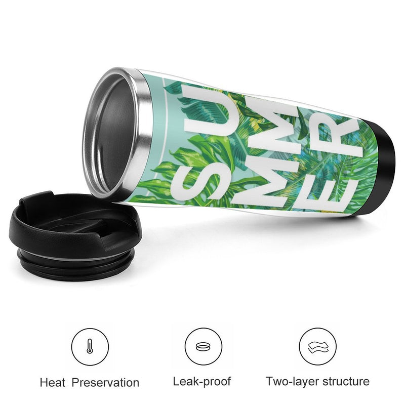 Stainless Steel Tumbler Sport Drink Bottle Travel Mug 380L T022