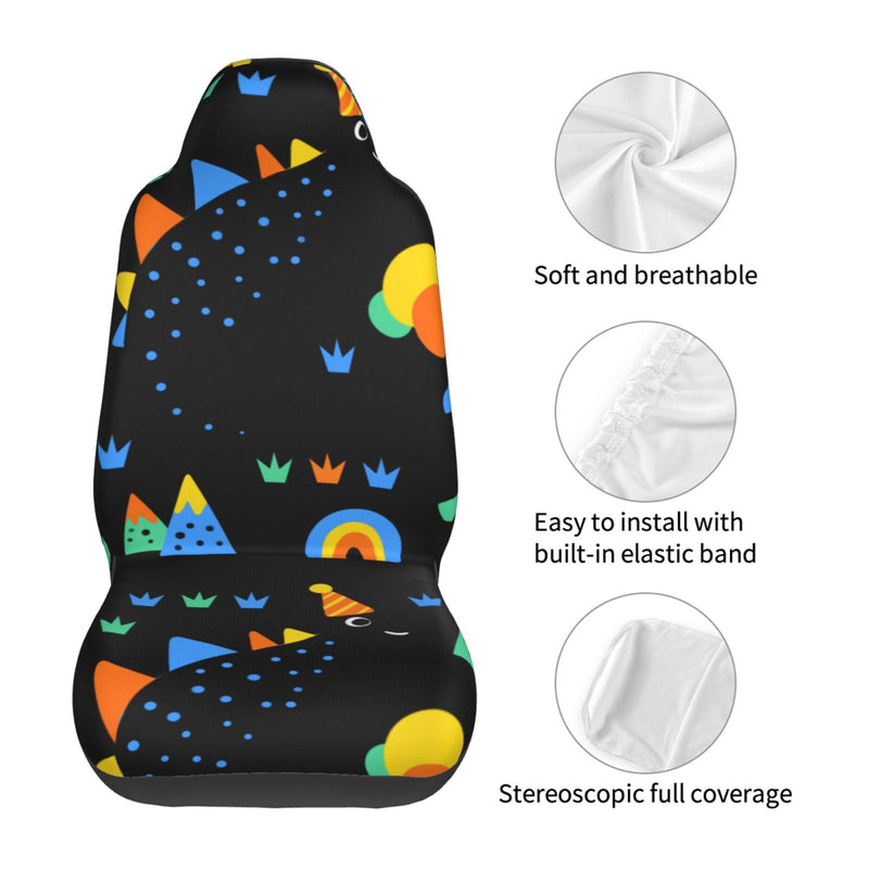 Car Seat Covers Front Auto Seat Cover Universal fit for Car SUV Truck S096 - One Size