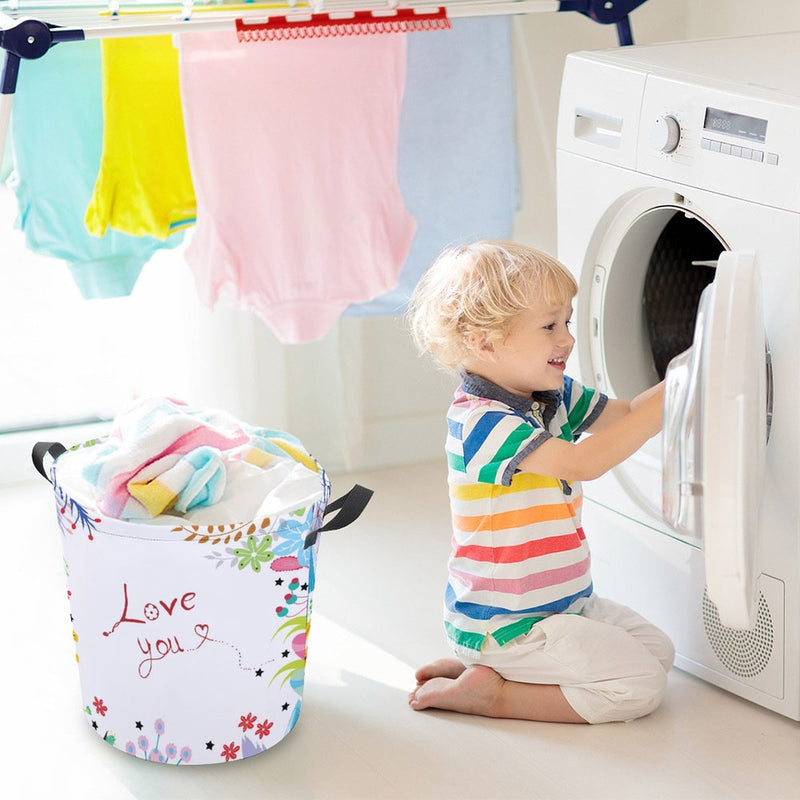 Waterproof Foldable Clothes Laundry Basket B035