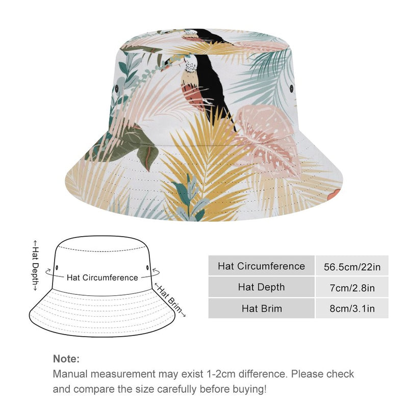 Bucket Hats Fisherman Sun Cap for Women Men H052