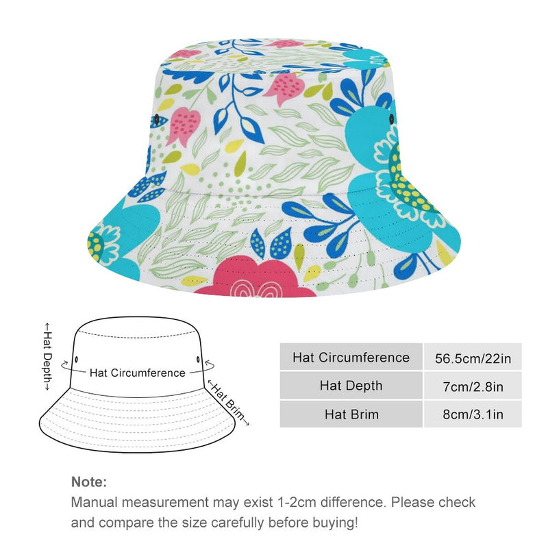 Bucket Hats Fisherman Sun Cap for Women Men H013