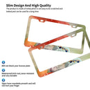 Personalise License Plate Frame for Men Women Car Universal Stainless Steel Accessories D047