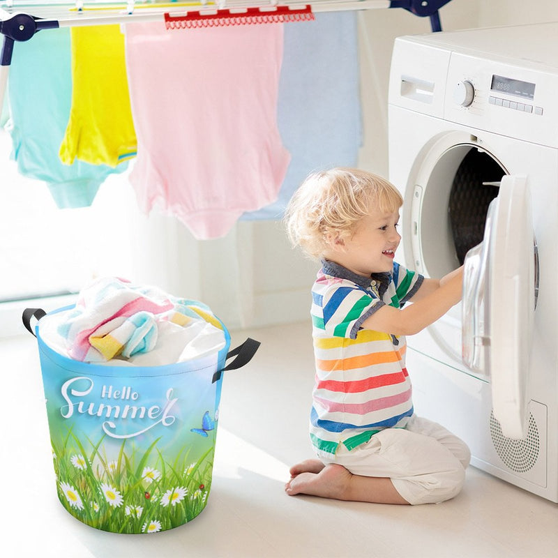 Waterproof Foldable Clothes Laundry Basket B027