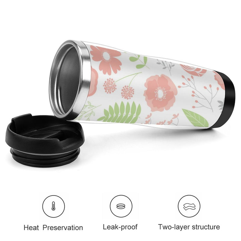 Stainless Steel Tumbler Sport Drink Bottle Travel Mug 380L T068