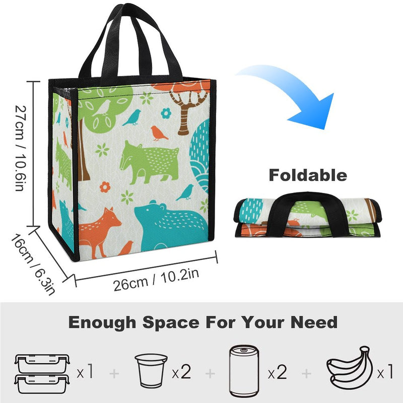 Lunch Bag for Men Women Portable Handbag for Work Picnic L043