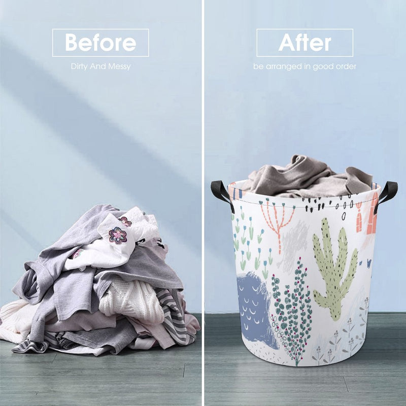 Waterproof Foldable Clothes Laundry Basket B037