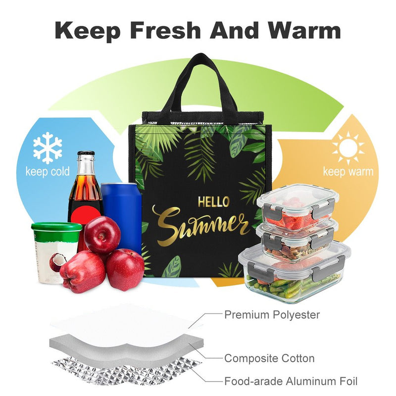 Lunch Bag for Men Women Portable Handbag for Work Picnic L019