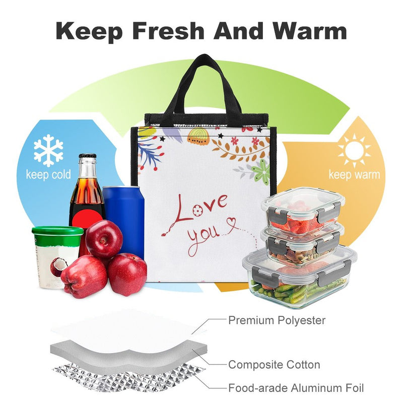 Lunch Bag for Men Women Portable Handbag for Work Picnic L035