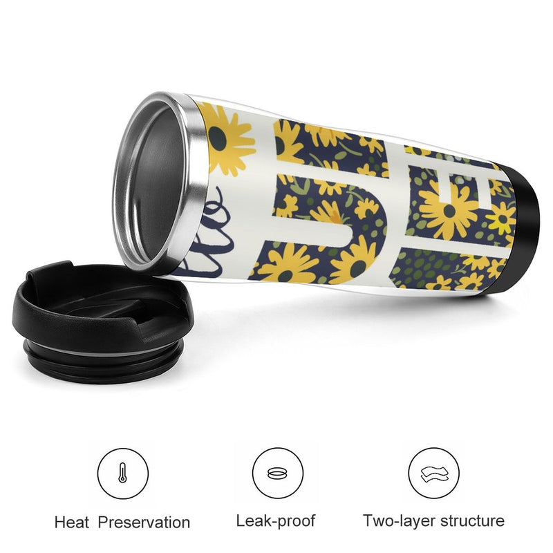 Stainless Steel Tumbler Sport Drink Bottle Travel Mug 380L T030