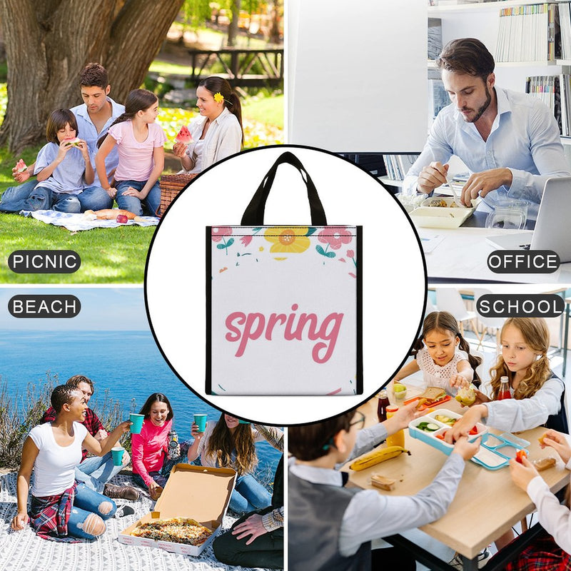 Lunch Bag for Men Women Portable Handbag for Work Picnic L051