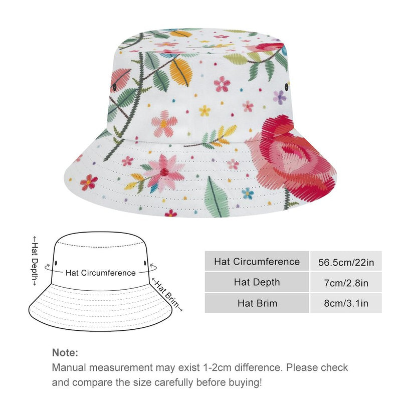 Bucket Hats Fisherman Sun Cap for Women Men H002