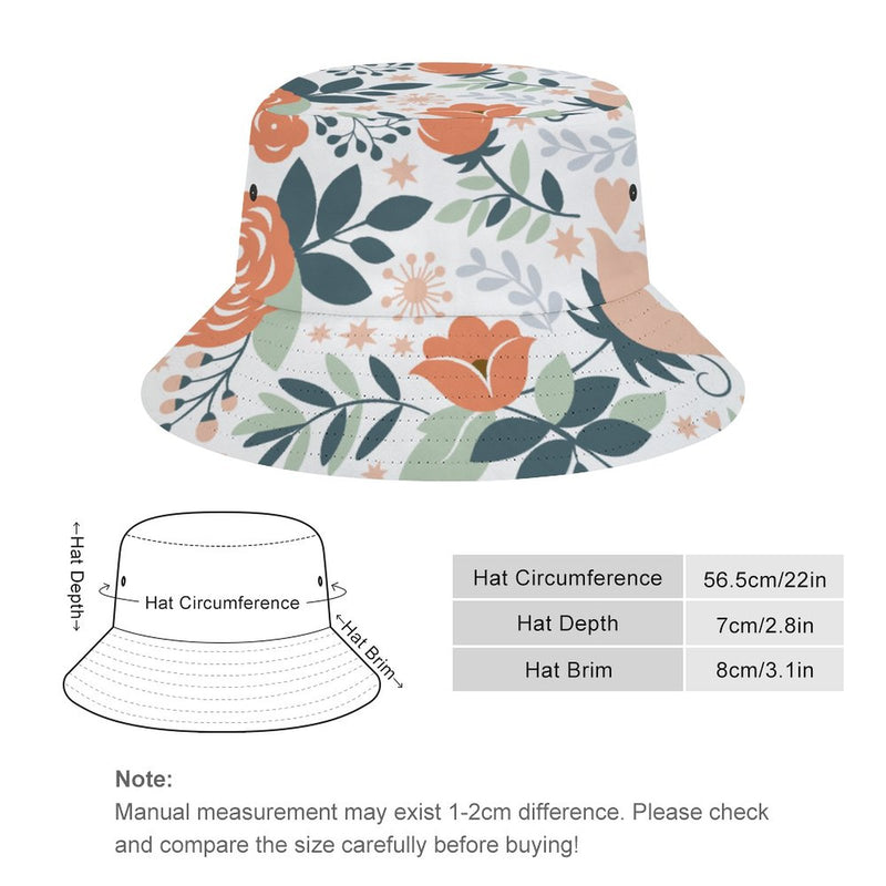 Bucket Hats Fisherman Sun Cap for Women Men H036