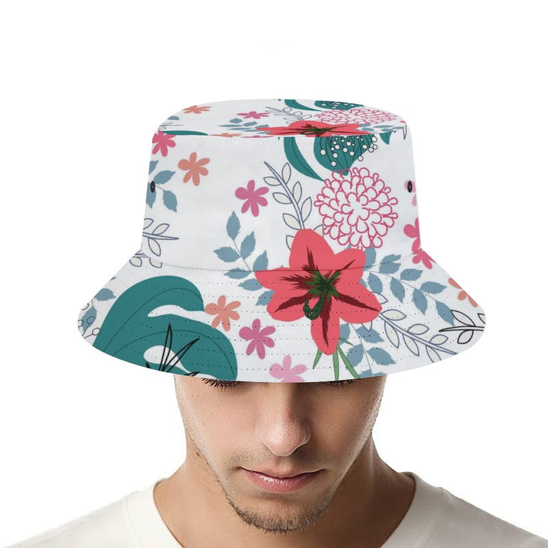 Bucket Hats Fisherman Sun Cap for Women Men H042