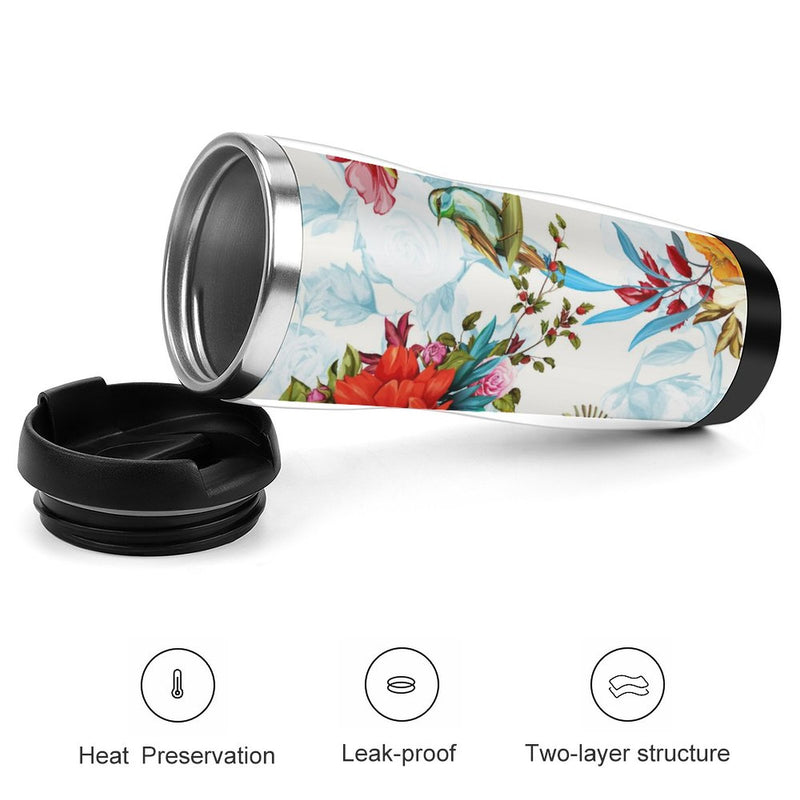 Stainless Steel Tumbler Sport Drink Bottle Travel Mug 380L T009